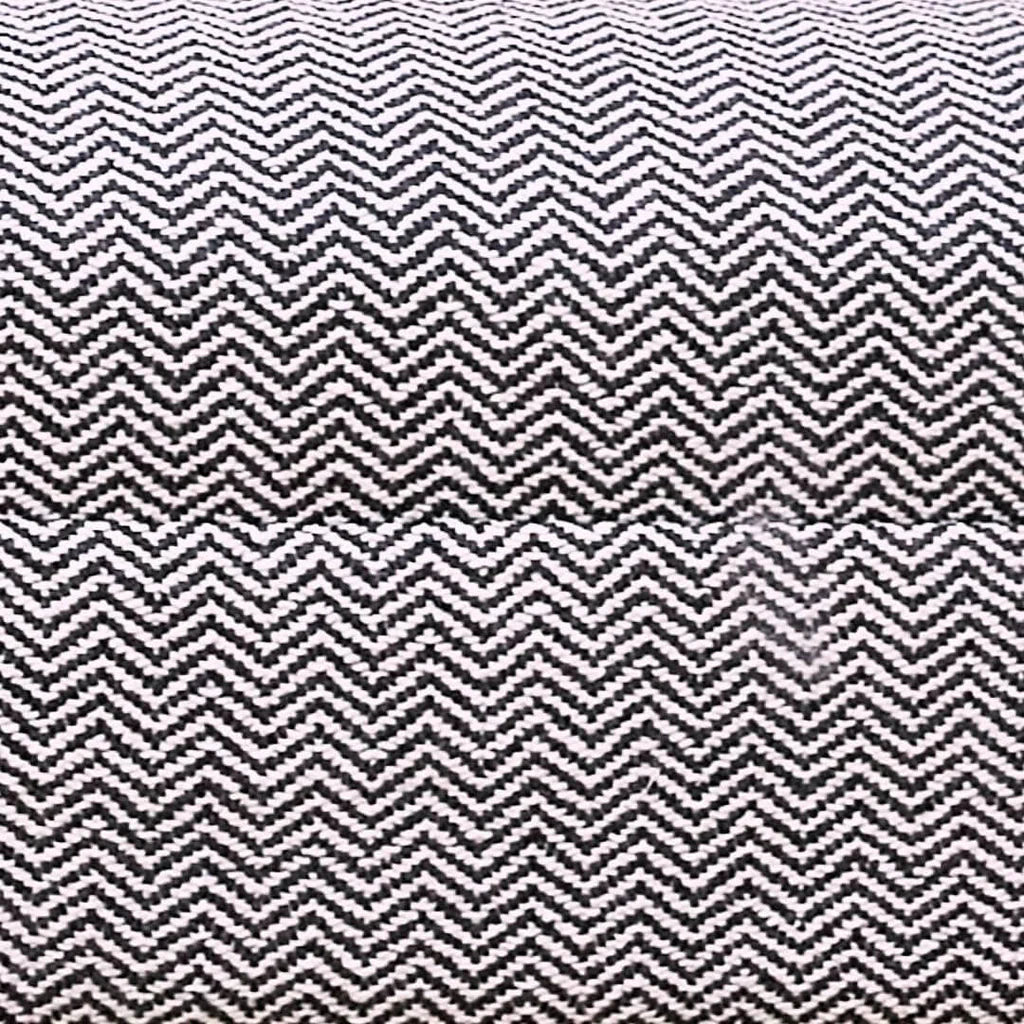 Black and white chevron pattern on a dog bed from Barney Bed Australia